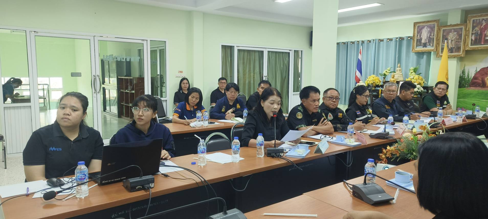 title - ส.ป.ก.ยโสธร เข้าร่วมประชุมติดตามการป้องกันและแก้ไขปัญหาไฟป่า หมอกควัน และฝุ่นละออง ระดับจังหวัด